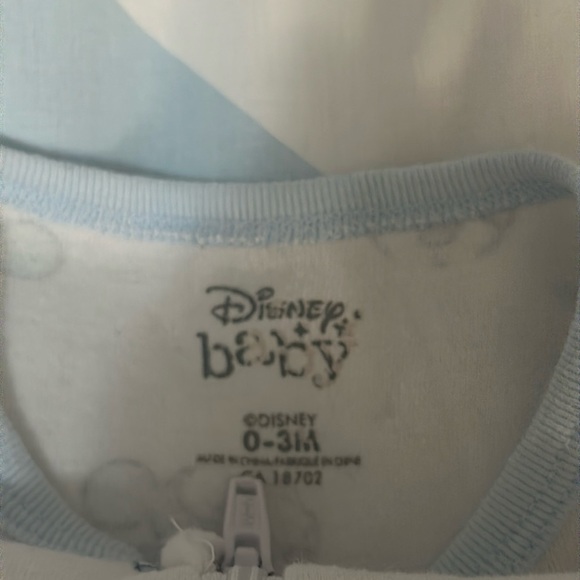 Disney - set of 2 newborn (0 mo/0-3 mo) footed cotton Mickey Mouse sleepers. - Picture 5 of 6